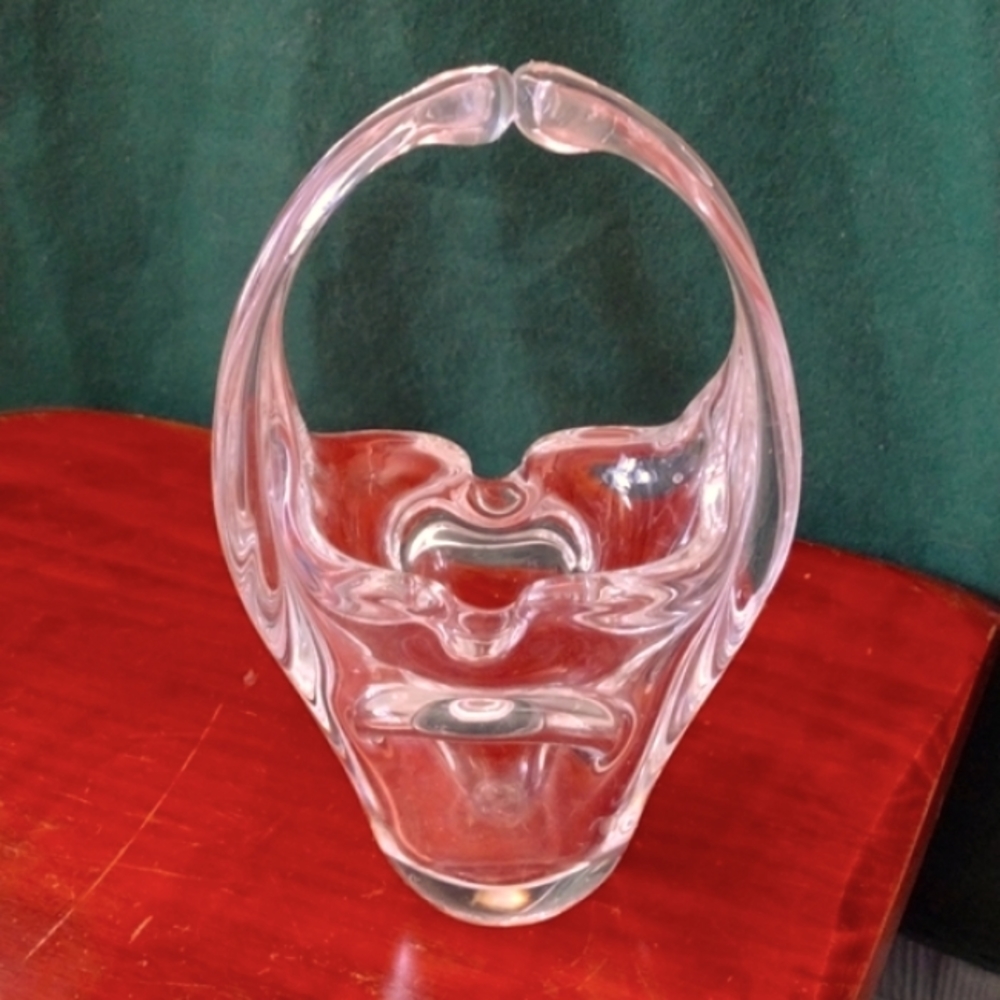 Murano Vintage Glass Basket
